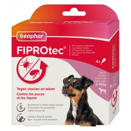 BEAPHAR FIPROTEC 2-10KG (4 Pipettes)