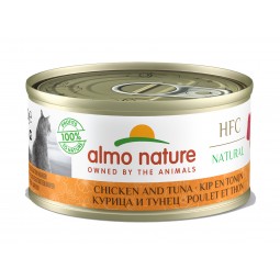 ALMO NATURE POULET AVEC THON 70G