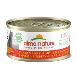 ALMO NATURE POULET ET CREVTTES 70G