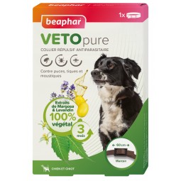 BEAPHAR VETOPURE COLLIER REPULSIF 60CM CHIEN & CHIOT