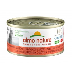 ALMO NATURE SAUMON ET THON AUX CAROTTES 70G