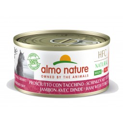 ALMO NATURE JAMBON AVEC DINDE 70G