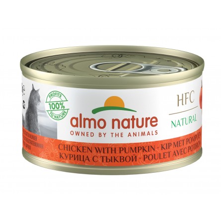 ALMO NATURE POULET AVEC POTIRON 70G