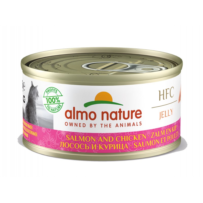 ALMO NATURE SAUMON ET POULET 70G