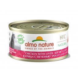 ALMO NATURE POULET AVEC FOIE 70G