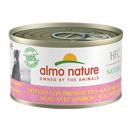 ALMO NATURE VEAU AVEC JAMBON 95G