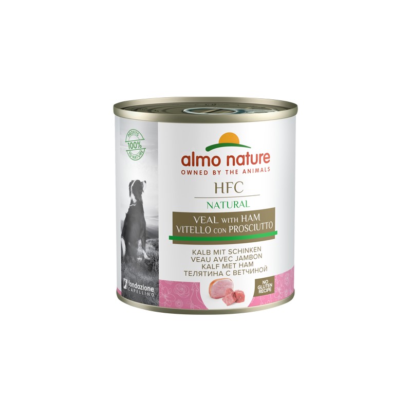 ALMO NATURE VEAU AVEC JAMBON 290G