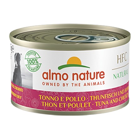 ALMO NATURE THON ET POULET 95G