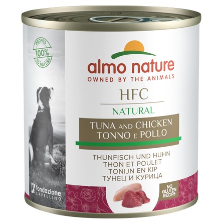 ALMO NATURE THON ET POULET 290G