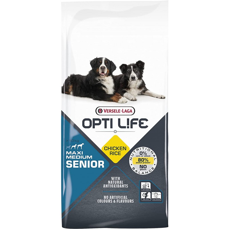 OPTI LIFE MAXI/MEDIUM SENIOR 12.5KG