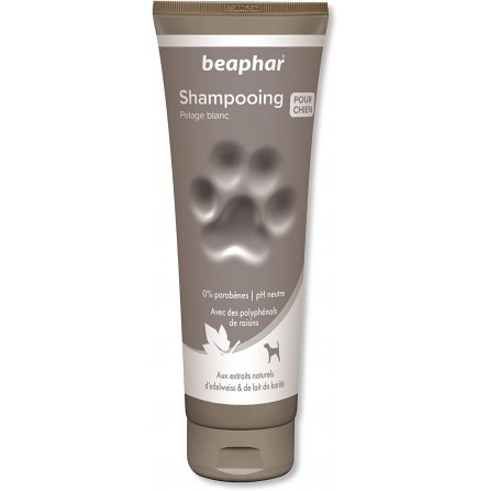 BEAPHAR PREMIUM SHAMPOOING PELAGE BLANC 250ML