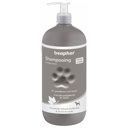 BEAPHAR PREMIUM SHAMPOOING PELAGE BLANC 750ML