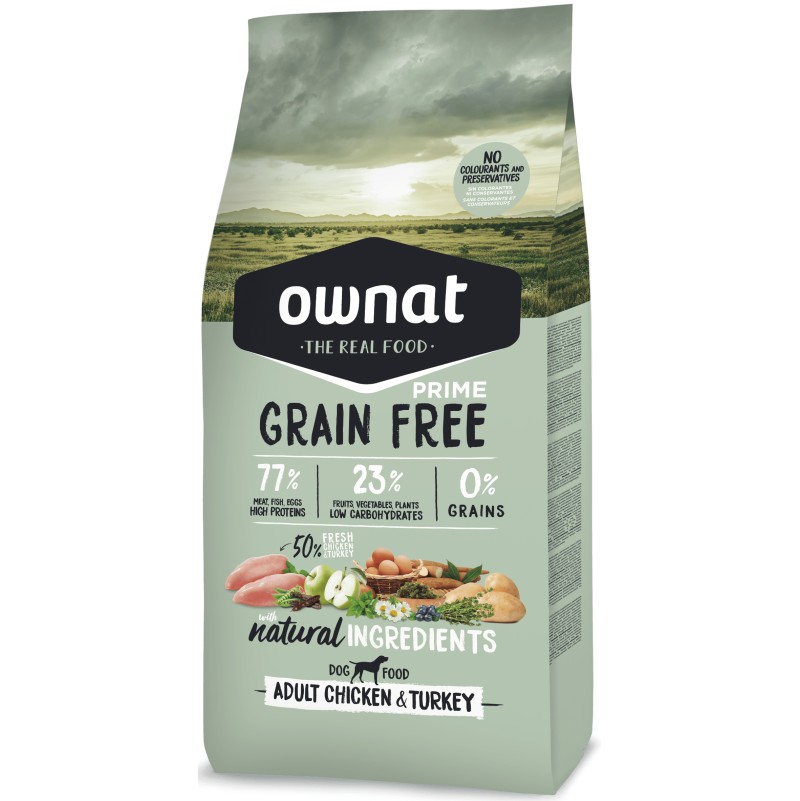 OWNAT PRIME ADULT CHICKEN&TURKEY 3KG