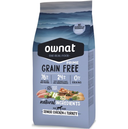 OWNAT PRIME SENIOR CHICKEN&TURKEY 3KG