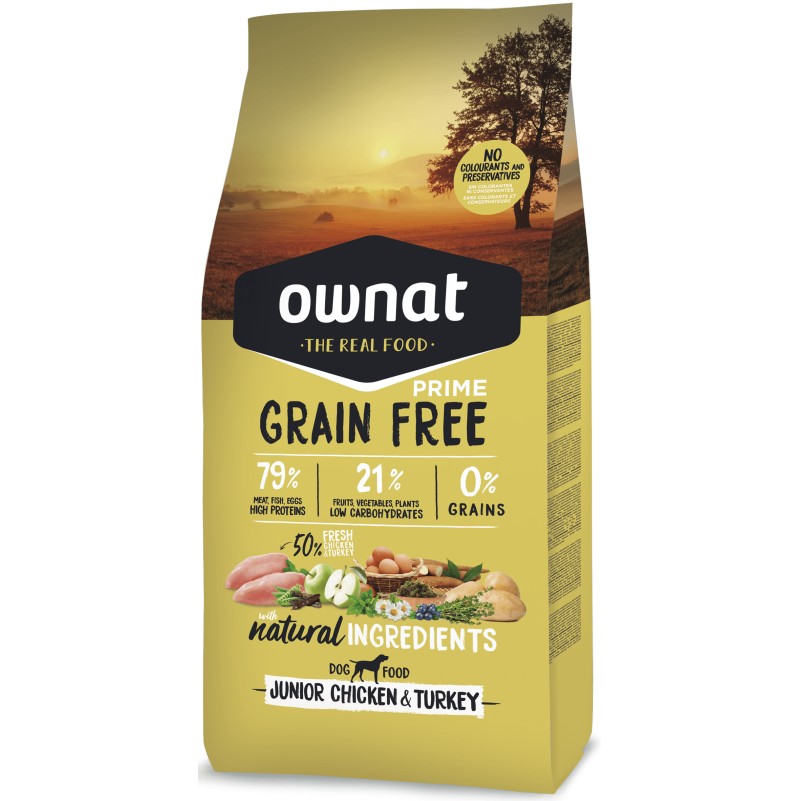 OWNAT PRIME JUNIOR CHICKEN&TURKEY 3KG