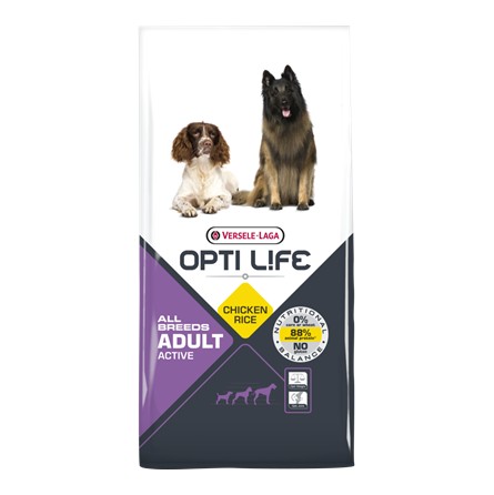 OPTI LIFE ALL BREEDS ADULT ACTIVE 12.5KG