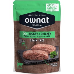 OWNAT WETLINE TURKEY & CHICKEN 85GR