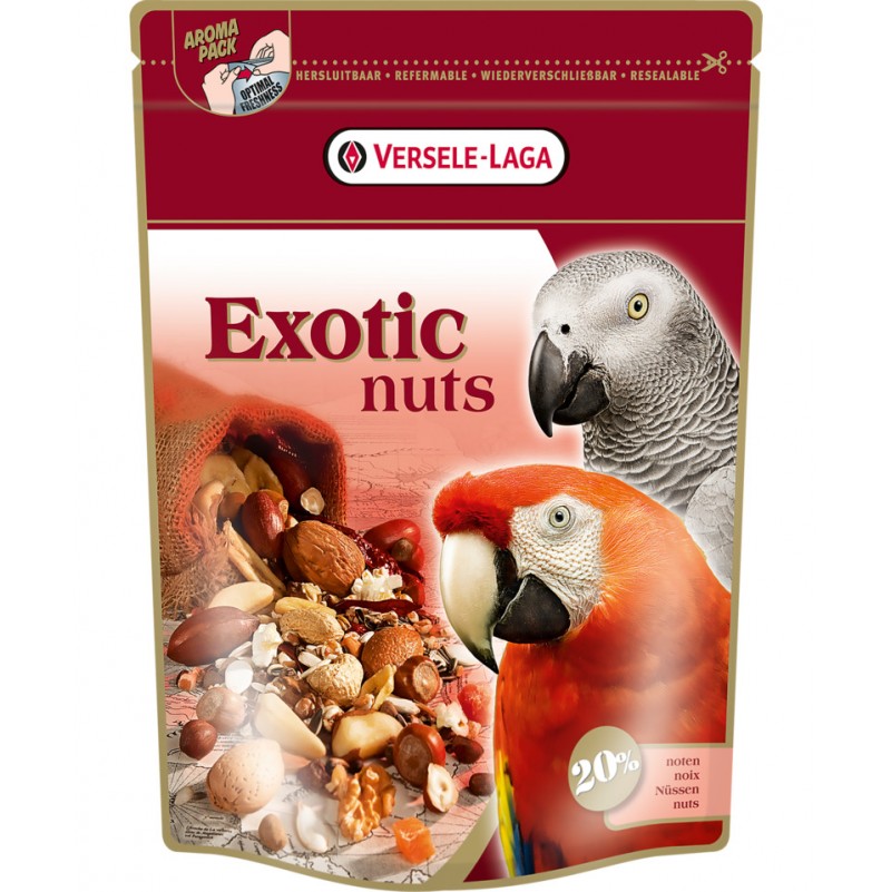 PERROQUETS EXOTIC NUTS MIX 750GR