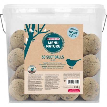 MENU NATURE - SUET BALLS (BOULES DE MESANGES) SANS FILET x50PCS