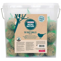 MENU NATURE - SUET BALLS (BOULES DE MESANGES) AVEC FILET x50PCS