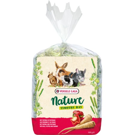 NATURE TIMOTHY HAY POIVRONS & PANAIS 500G