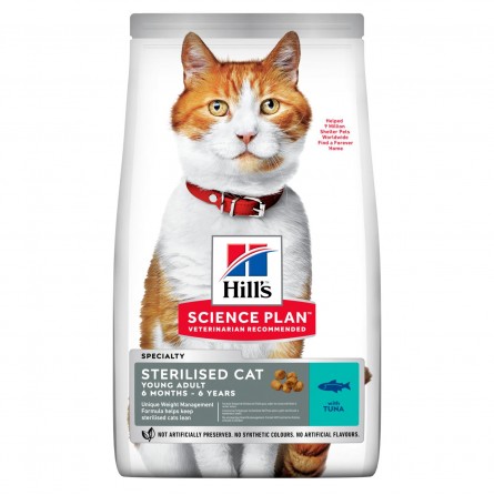 HILL'S ADULT STERILISED TUNA 3KG