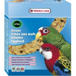 ORLUX - PÂTÉE AUX ŒUFS SÈCHE GRANDES PERRUCHES & PERROQUETS 4KG