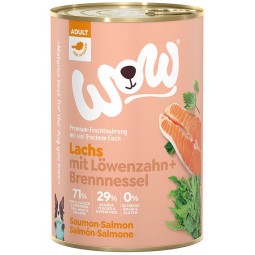 WOW ADULT SAUMON AVEC PISSENLIT 400G