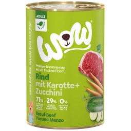 WOW ADULT BOEUF AVEC CAROTTES 400G