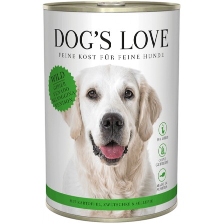 DOG'S LOVE ADULTE GIBIER 400G