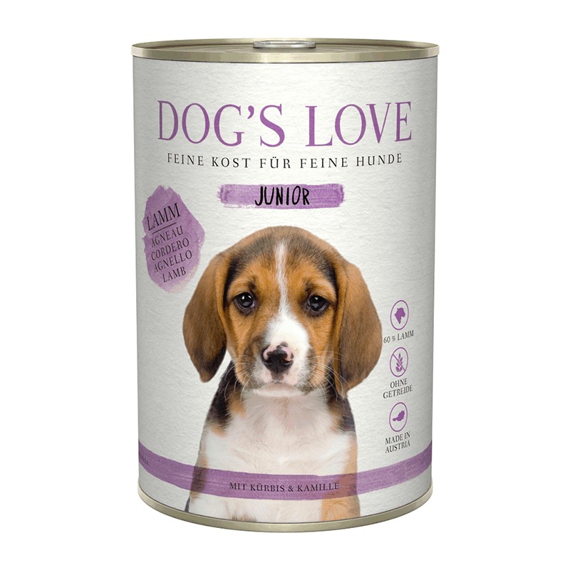 DOG'S LOVE JUNIOR AGNEAU 400G