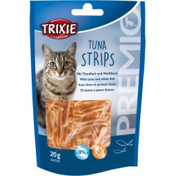 STRIPS AU THON ET POISSON BLANC 20G