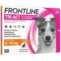 FRONTLINE TRI-ACT 5-10KG (3 Pipettes)