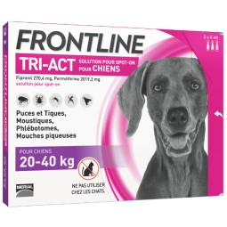 FRONTLINE TRI-ACT 20-40KG (3 Pipettes)