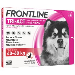 FRONTLINE TRI-ACT 40-60KG (3 Pipettes)